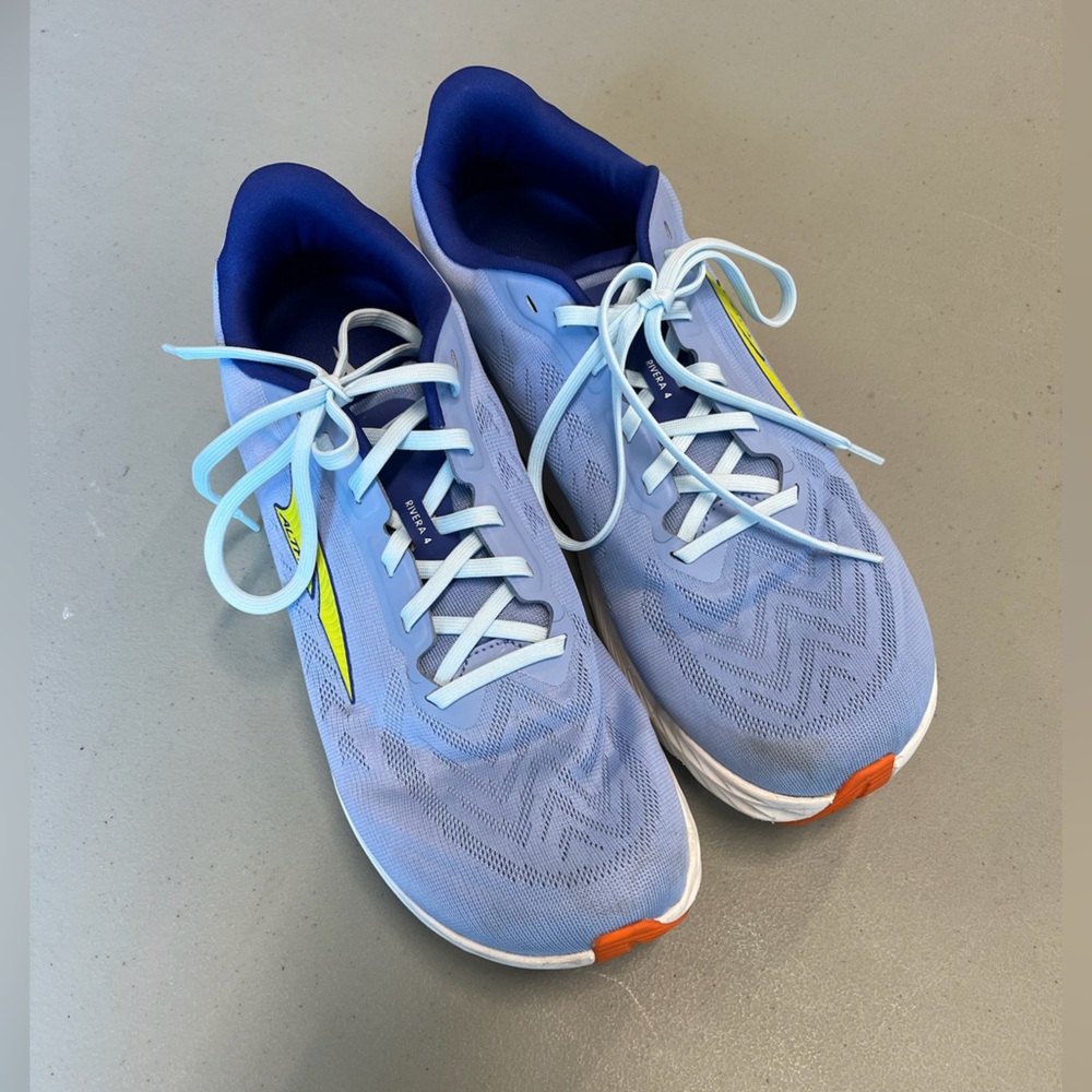 Altra Blue and Yellow Athletic Shoes